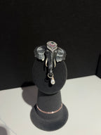 Royal Elephant Crown 925 Sterling Silver Brooch