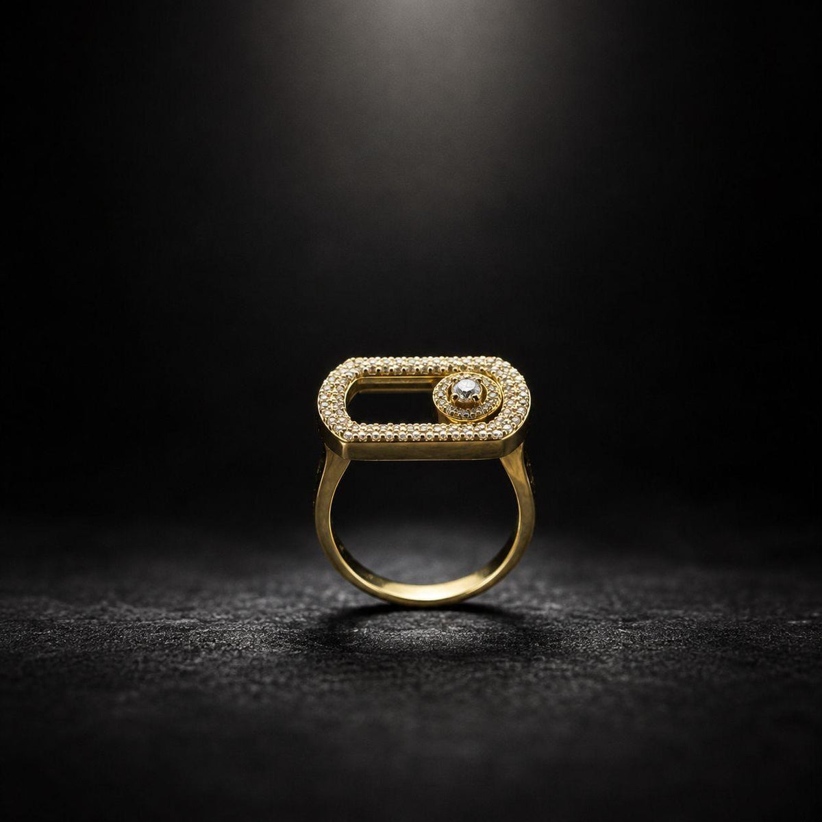 Tiffany Style 92.5 Silver with Gold Polish Kada