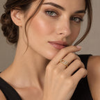 Tiffany Style 92.5 Silver with Gold Polish Kada