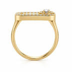 Tiffany Style 92.5 Silver with Gold Polish Kada
