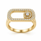 Tiffany Style 92.5 Silver with Gold Polish Kada