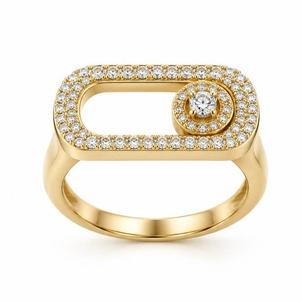 Tiffany Style 92.5 Silver with Gold Polish Kada